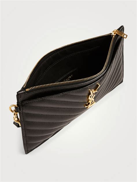 ysl clutch insert amazon|ysl monogram clutch.